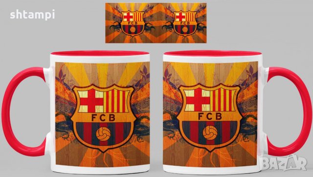 Чаша Барселона Barcelona Керамична, снимка 3 - Фен артикули - 34783372