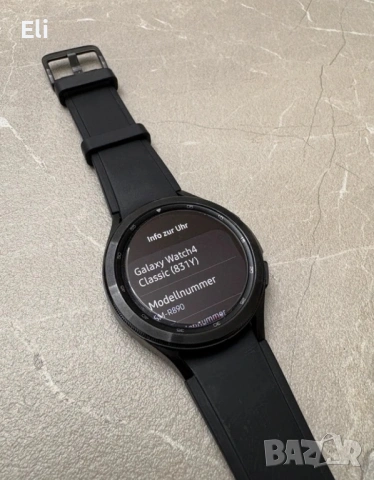 Samsung Galaxy Watch 4 Classic 46 mm с черна силиконова каишка., снимка 3 - Смарт часовници - 53634880
