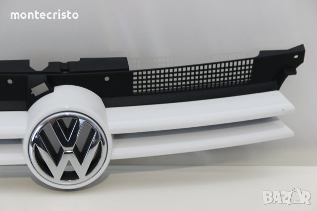 Предна решетка VW Golf 4 (1998-2004г.) предна емблема Голф IV ⚪️Цвят: Бяла, снимка 3 - Части - 41361210