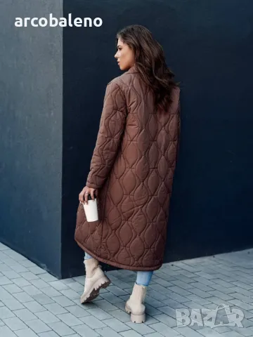 Дамско дълго ватирано палто TRENDIFY, 4цвята , снимка 9 - Якета - 48556422