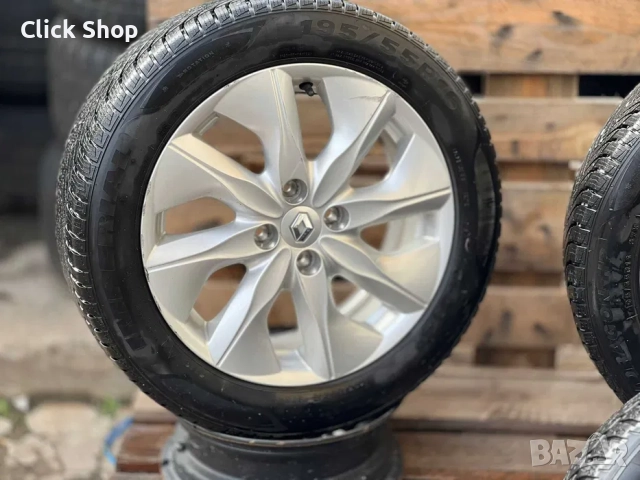 4х100 16 Джанти Renault Clio Lodgy Dokker Logan Megane 4x100 Рено Клио Лоджи, снимка 3 - Гуми и джанти - 52655877