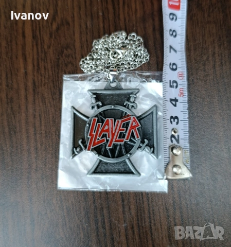 Slayer нов оригинален медалион 