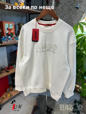 Hugo Boss Мъжка Памучна Блуза С Дълъг Ръкав Хуго Бос - Налични Различни Цветове Код SK89, снимка 4 - Блузи - 52475729