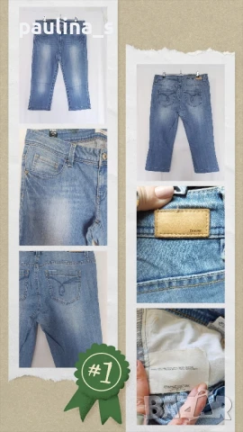 Четири различни броя / Дамски маркови дънкови бермуди , снимка 2 - Къси панталони и бермуди - 51131867