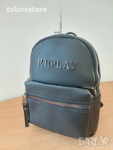 Черна раница Replay/SG257, снимка 3 - Раници - 53870156