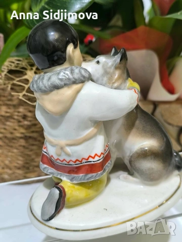 Руска порцеланова статуетка ЛФЗ, снимка 3 - Статуетки - 53753361