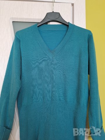 Дамски пуловер шпиц деколте, снимка 3 - Блузи с дълъг ръкав и пуловери - 42029000