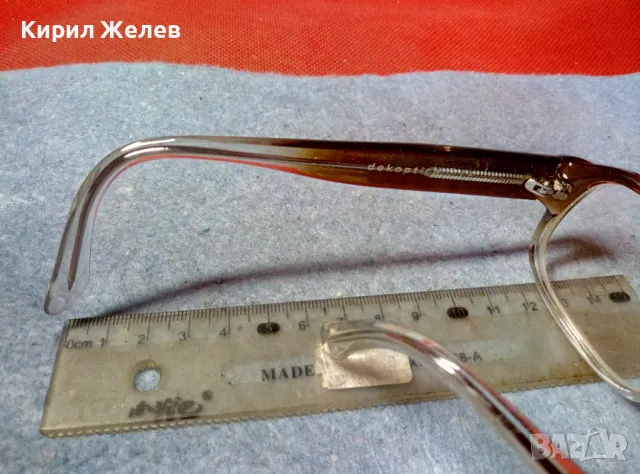 OLAF Dekoptica ВИНТИДЖ МОДЕЛ ДИОПТРИЧНИ МАРКОВИ ОЧИЛА 47785, снимка 2 - Слънчеви и диоптрични очила - 47528608