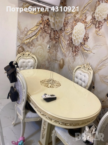 Маса и 6 Стола, снимка 4 - Столове - 52541023