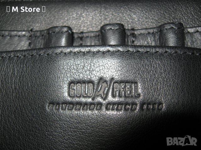 GOLD PFEIL мъжка чантичка за документи естествена кожа, снимка 7 - Чанти - 39090510