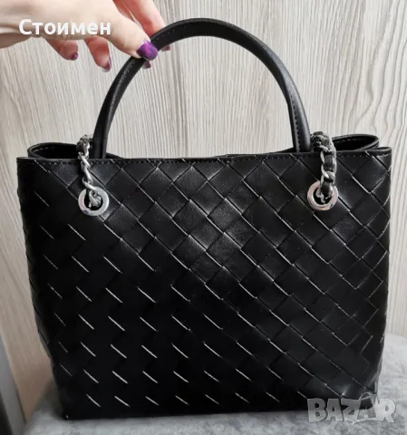 Уникална чанта, с дълга дръжка синджир към нея, снимка 2 - Чанти - 48478931