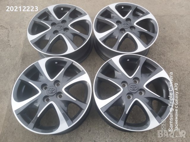 4 броя  алуминиеви джанти за Toyota Yaris-Hybrid  16, снимка 2 - Гуми и джанти - 38010176