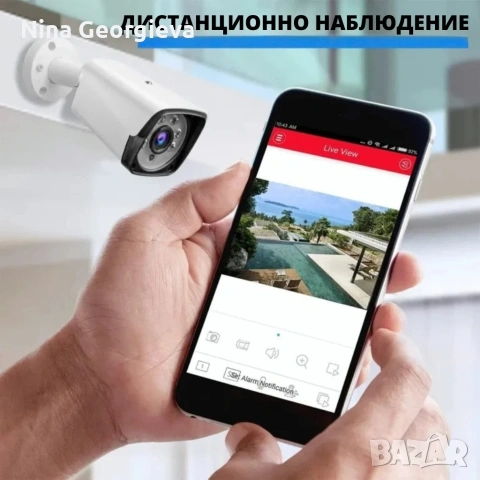 Професионален комплект за сигурност с 4 камери IP67 YL-806B, снимка 4 - Комплекти за видеонаблюдение - 53857741