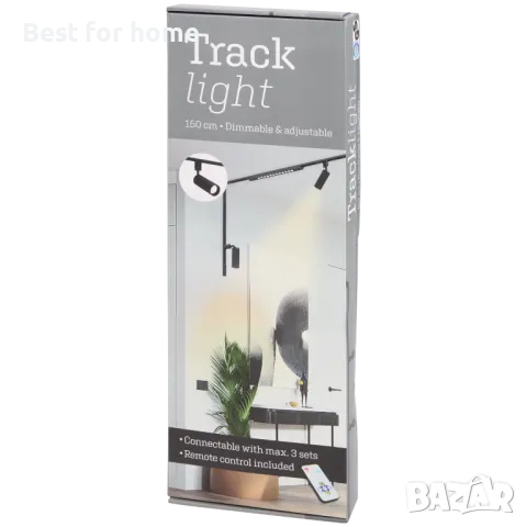 Релсово диодно осветление комплект- стена и таван от Action, снимка 5 - Лед осветление - 50139032