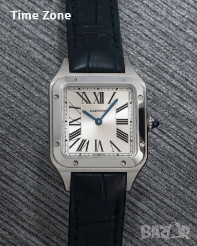 Cartier Santos - Dumont 38mm SWISS Movement Steel Rose Gold Дамски / Унисекс Различни Варианти, снимка 14 - Дамски - 52996801
