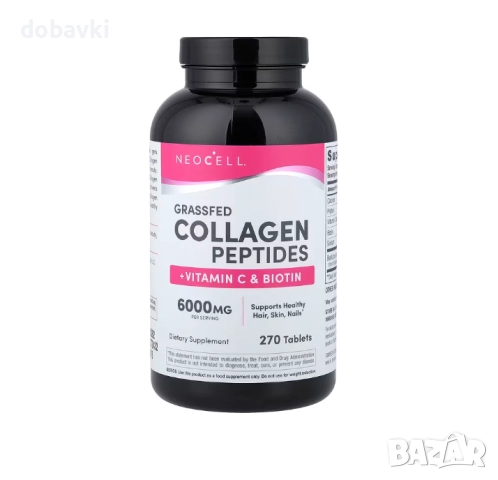 Неосел Колаген, Биотин NeoCell, Super Collagen, + Vitamin C & Biotin, 270 Tablets