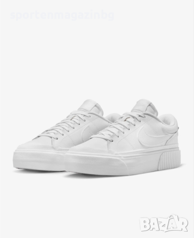 Дамски кецове Nike Court Legacy Lift, снимка 4 - Кецове - 44712837