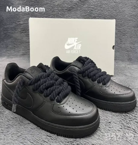 Nike Air Force 1 черни мъжки маратонки 