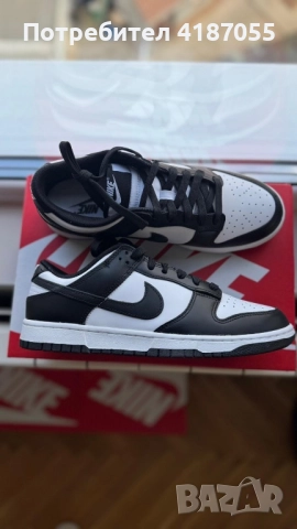 Nike dunk low black&white, снимка 3 - Спортни обувки - 52175015