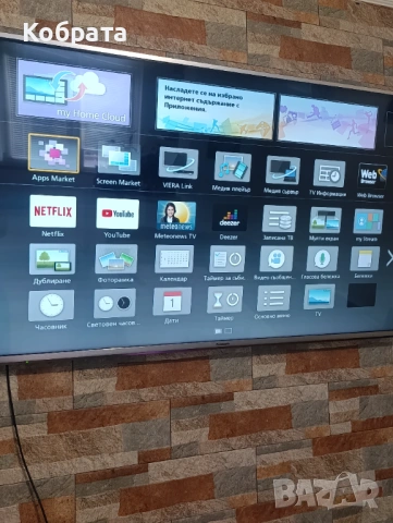 Smart Panasonic 55" wi-fi гласов контролbluetooth. Топ модел!