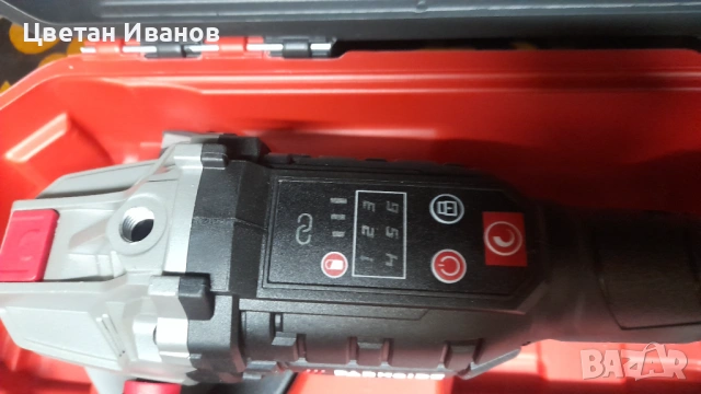 Акумолаторен Ъглошлайф Parkside Performance E6 - 20v, снимка 3 - Ъглошлайфи - 53238856