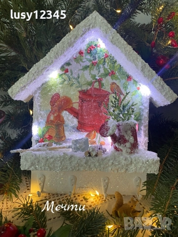 Къщичка-Снежна приказка!, снимка 2 - Декорация за дома - 52237619