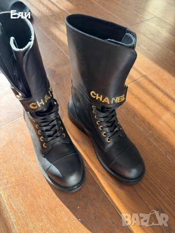 Боти Chanel 39 номер, снимка 2 - Дамски боти - 53132568