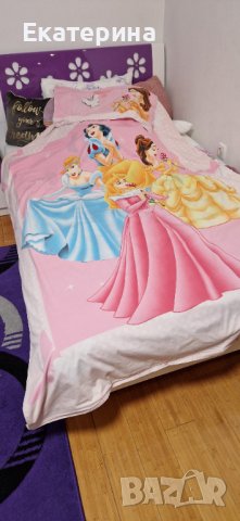 Спално бельо Disney принцеси, снимка 2 - Спално бельо и завивки - 39812788