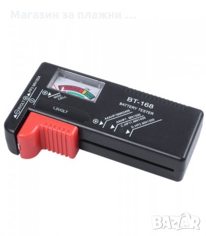 ТЕСТЕР ЗА БАТЕРИИ - ЗА НИВОТО НА МОЩНОСТТА НА БАТЕРИЯТА - КОД BT-168 3208