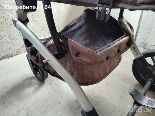 Бебешка количка Chipolino Malta + кош за кола, снимка 5 - Детски колички - 51549729