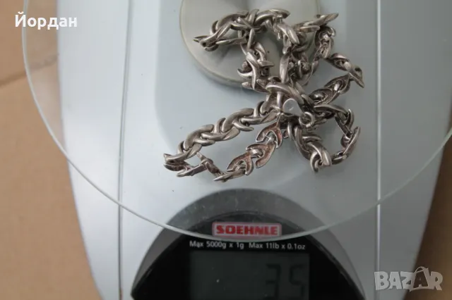 Дамско сребърно колие, снимка 11 - Колиета, медальони, синджири - 49771414