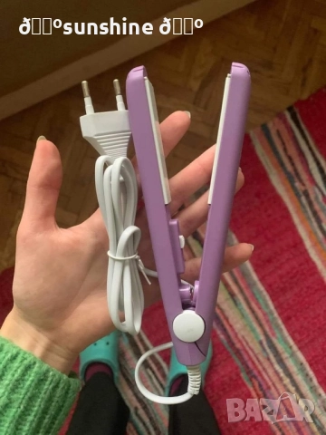 Мини преса за изправяне или за вафлички, снимка 3 - Преси за коса - 52997984