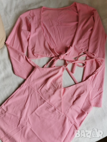 Розов сет М размер, снимка 1