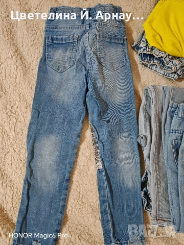 детски дънки за момиче , снимка 7 - Детски панталони и дънки - 52559964