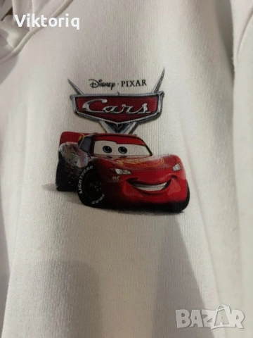 Дамски бял суичер, снимка 2 - Суичъри - 52498225