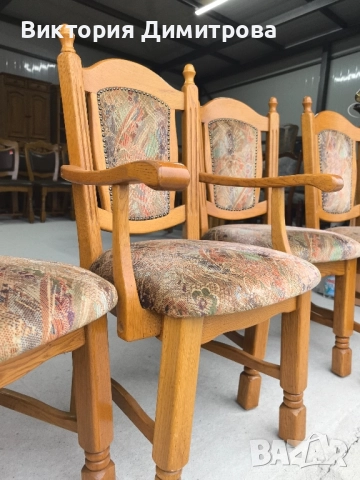 Комплект от 5 трапезни стола , снимка 3 - Столове - 52879075