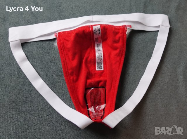 Asos Design M/L нов, червен мъжки джокстрап , снимка 2 - Бельо - 41314507