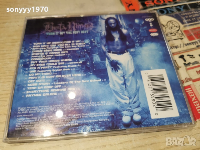 Busta Rhymes original cd 1902261327, снимка 7 - CD дискове - 53535167