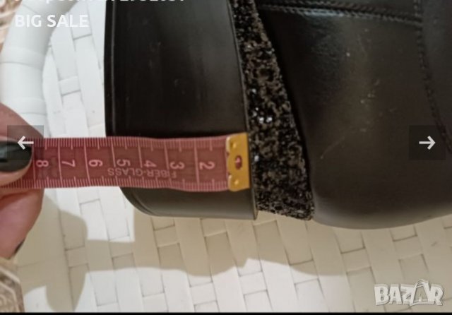 ЧЕРНИ БОТИ НА ПЛАТФОРМА, снимка 4 - Дамски боти - 39380305