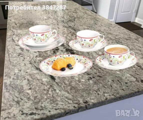 Порцеланов луксозен сервиз,Ritzenhoff & Breker Doppio Shanti 18 части , снимка 2 - Сервизи - 48863256