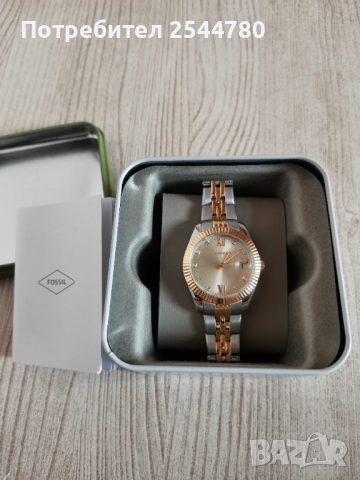 Fossil чисто нов оригинален дамски часовник с кристали, снимка 6 - Дамски - 36238069