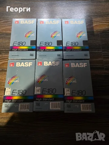 Продавам видео касетки BASF E180 , снимка 2 - Аудио касети - 56039400