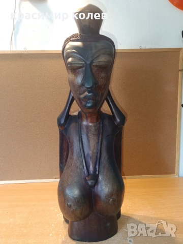 масивна дървена фигура, снимка 3 - Декорация за дома - 51740665