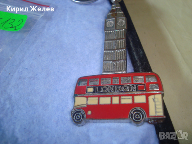 ЕЛЕГАНТЕН КЛЮЧОДЪРЖАТЕЛ ЕМАЙЛИРАН МЕТАЛЕН ЛОНДОН СУВЕНИР АНГЛИЯ ОМНИБУС 26132, снимка 6 - Други - 36228271