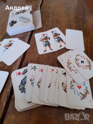 Стари Руски Игрални,Пасиансни,Сувенирни карти, снимка 4 - Други ценни предмети - 52030044
