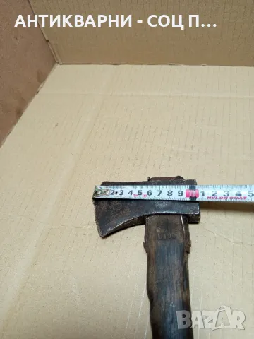 Соц Стара Малка Войнишка Брадвичка Топор., снимка 12 - Антикварни и старинни предмети - 49509576