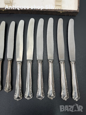 Комлект посребрени ножове - Solingen. №5216, снимка 4 - Антикварни и старинни предмети - 44790809