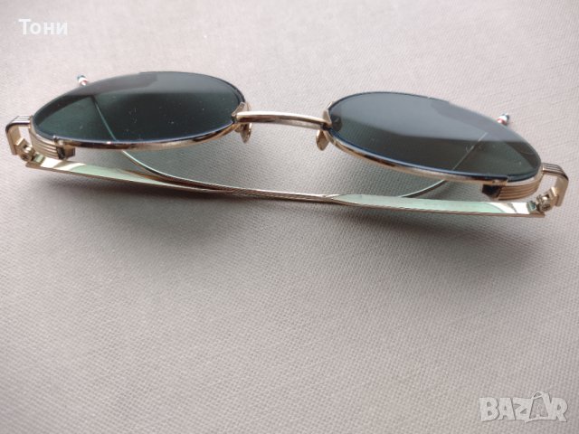 Слънчеви очила Thom Browne - TB-106-50 (A-BLK-GLD) Made in Japan, снимка 8 - Слънчеви и диоптрични очила - 42538953