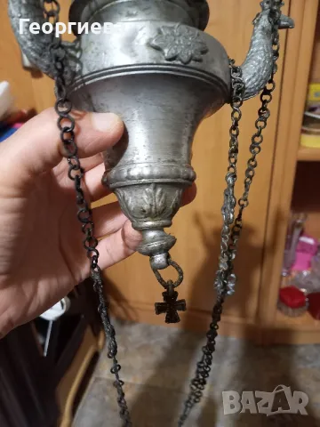 Две кандила от алуминий , снимка 13 - Антикварни и старинни предмети - 49497099