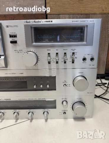 🔊Ретро аудио сет Fisher - дек, усилвател и тунер - Made in Japan🔊, снимка 5 - Аудиосистеми - 50573301